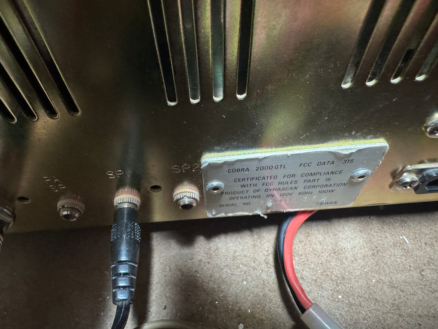 Cobra 2000GTL with Matching Speaker