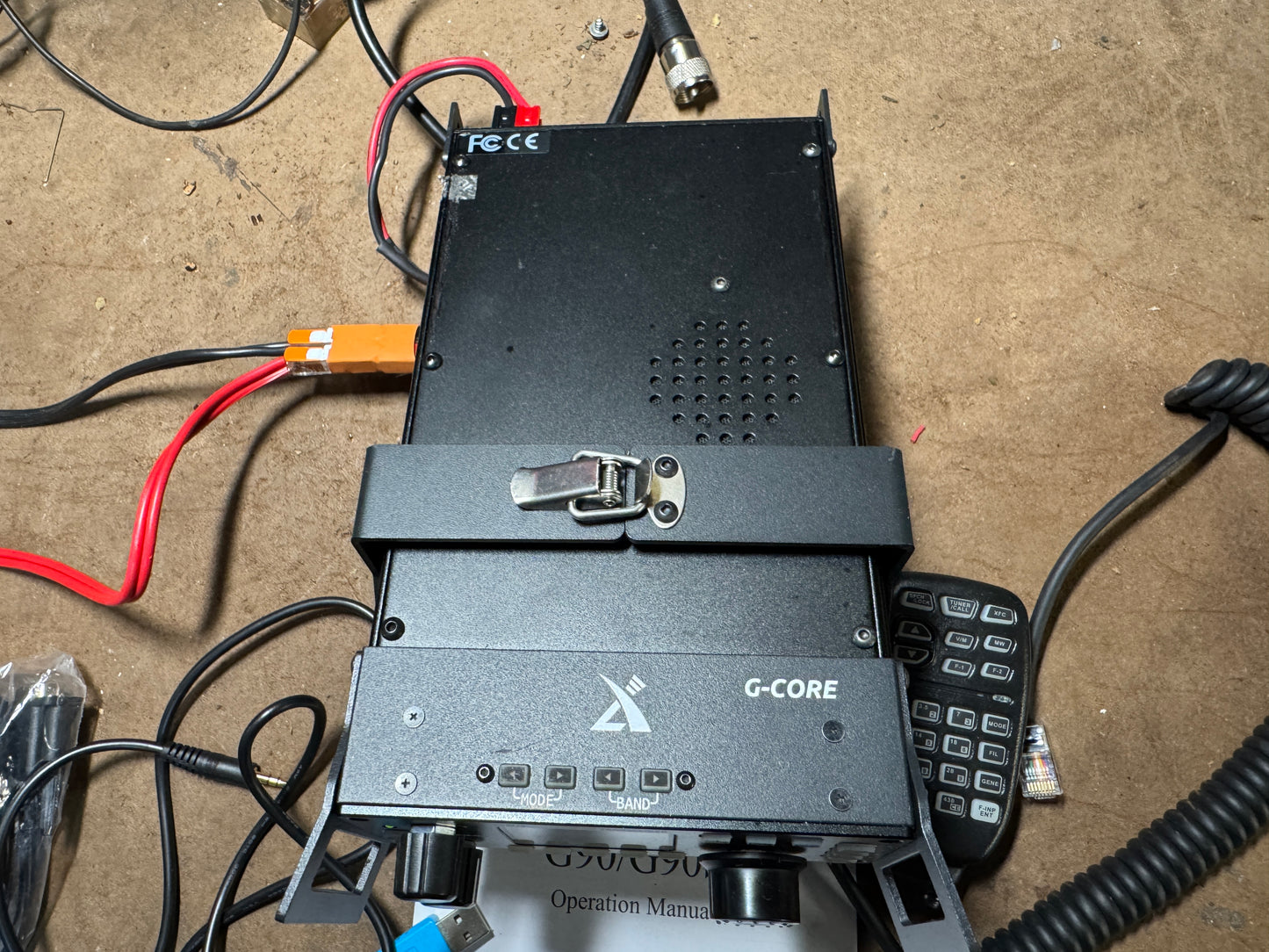 Xiegu G90 and Cooling Plate