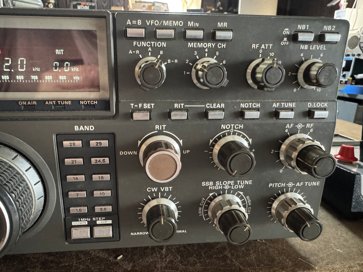Kenwood TS-930SAT and Shure 526T microphone
