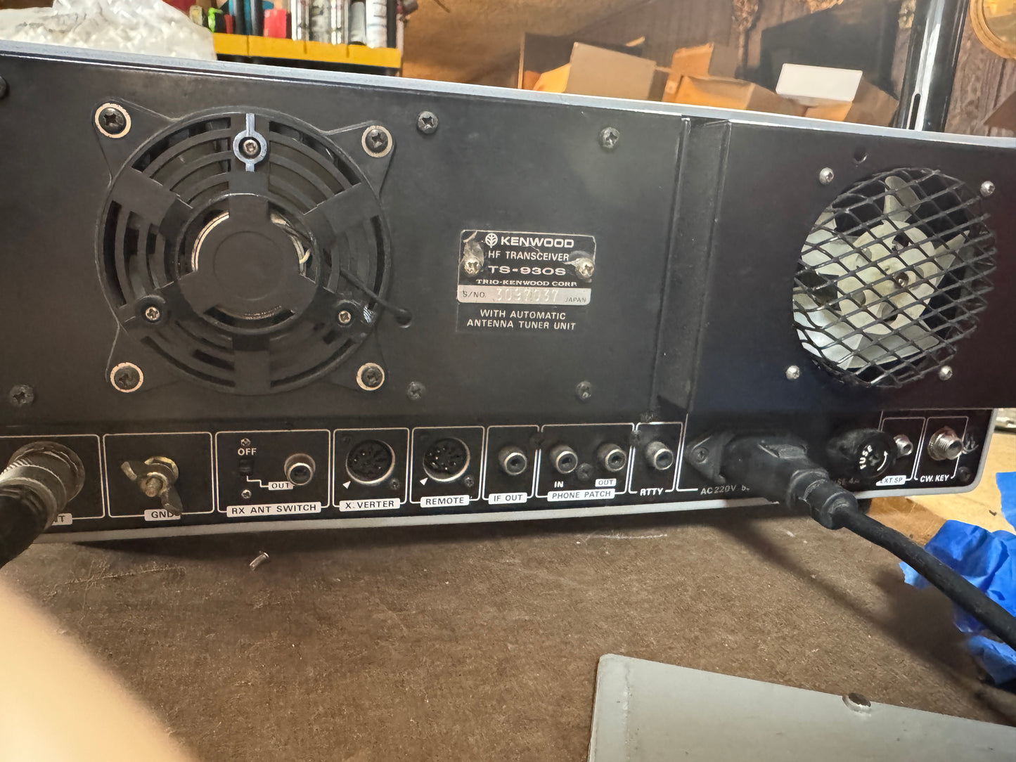 Kenwood TS-930SAT and Shure 526T microphone