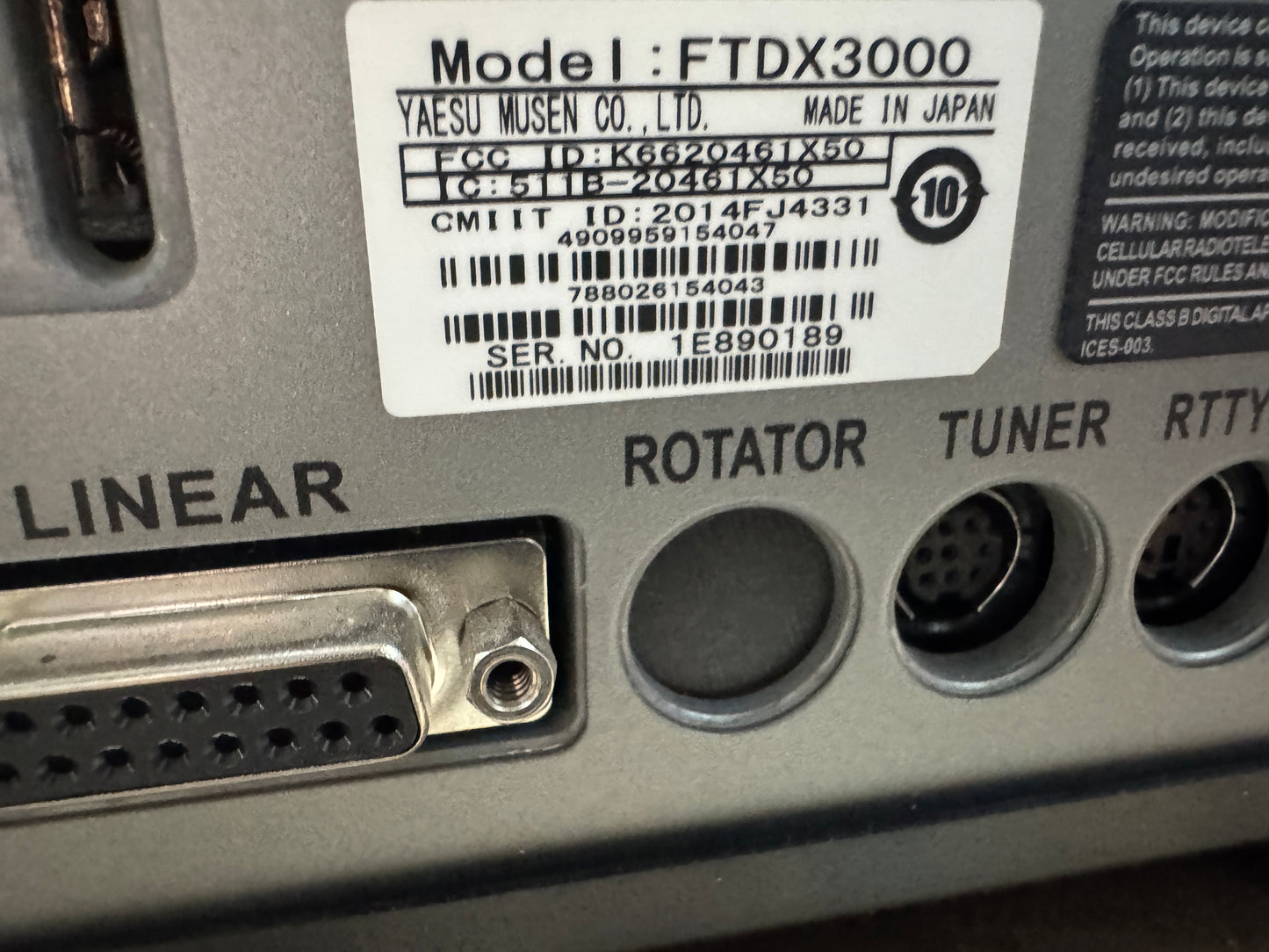 Yaesu FTDX-3000