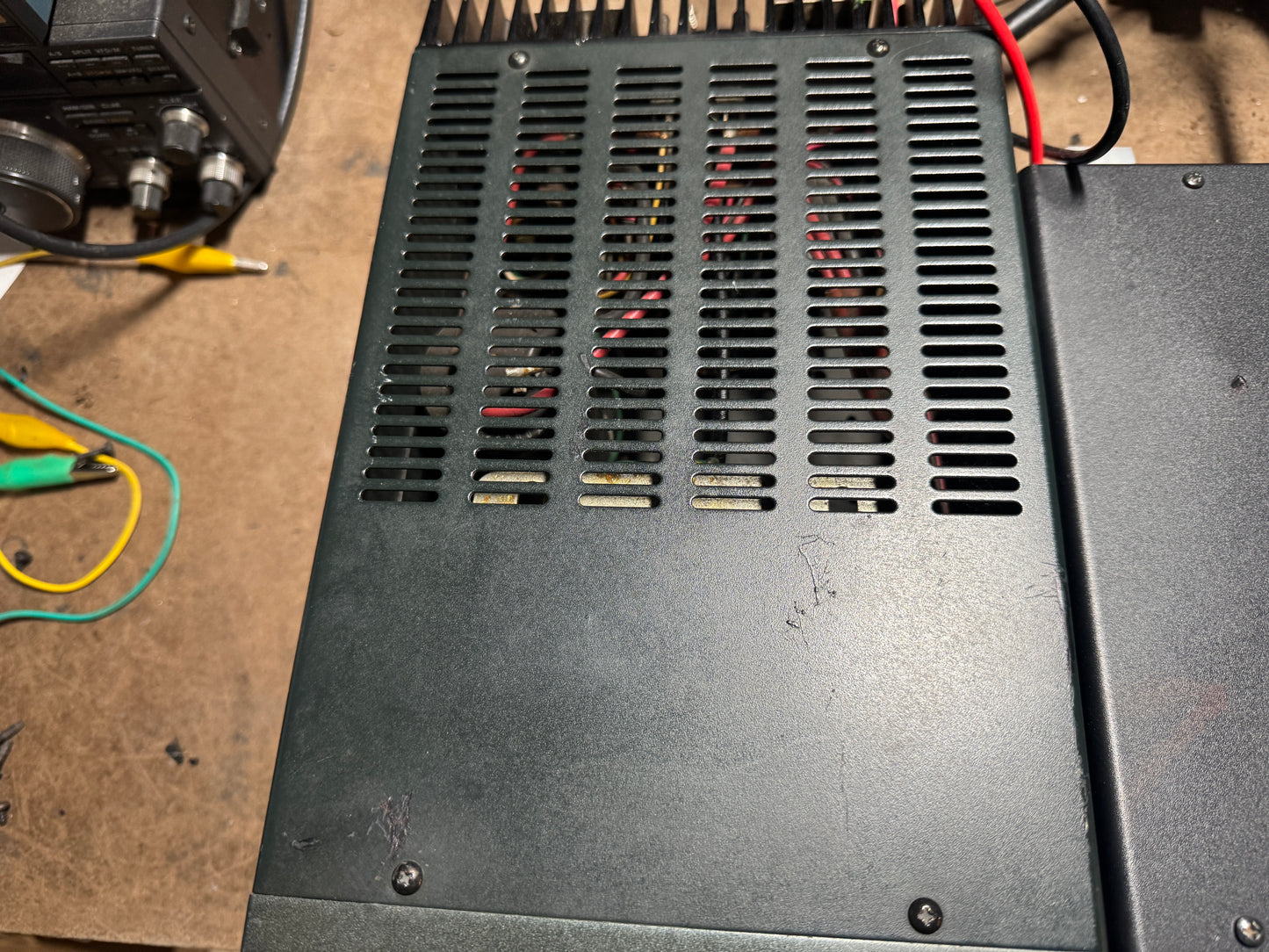 Icom IC-718 with optional DSP and PS15 power supply