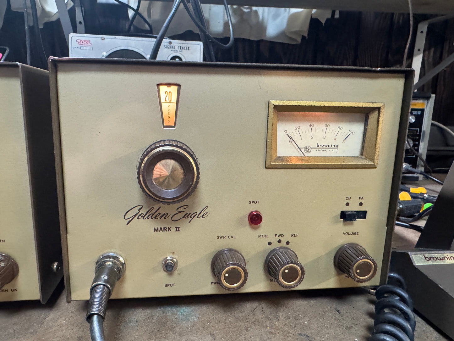 Browning Golden Eagle Mark II and 776 Microphone