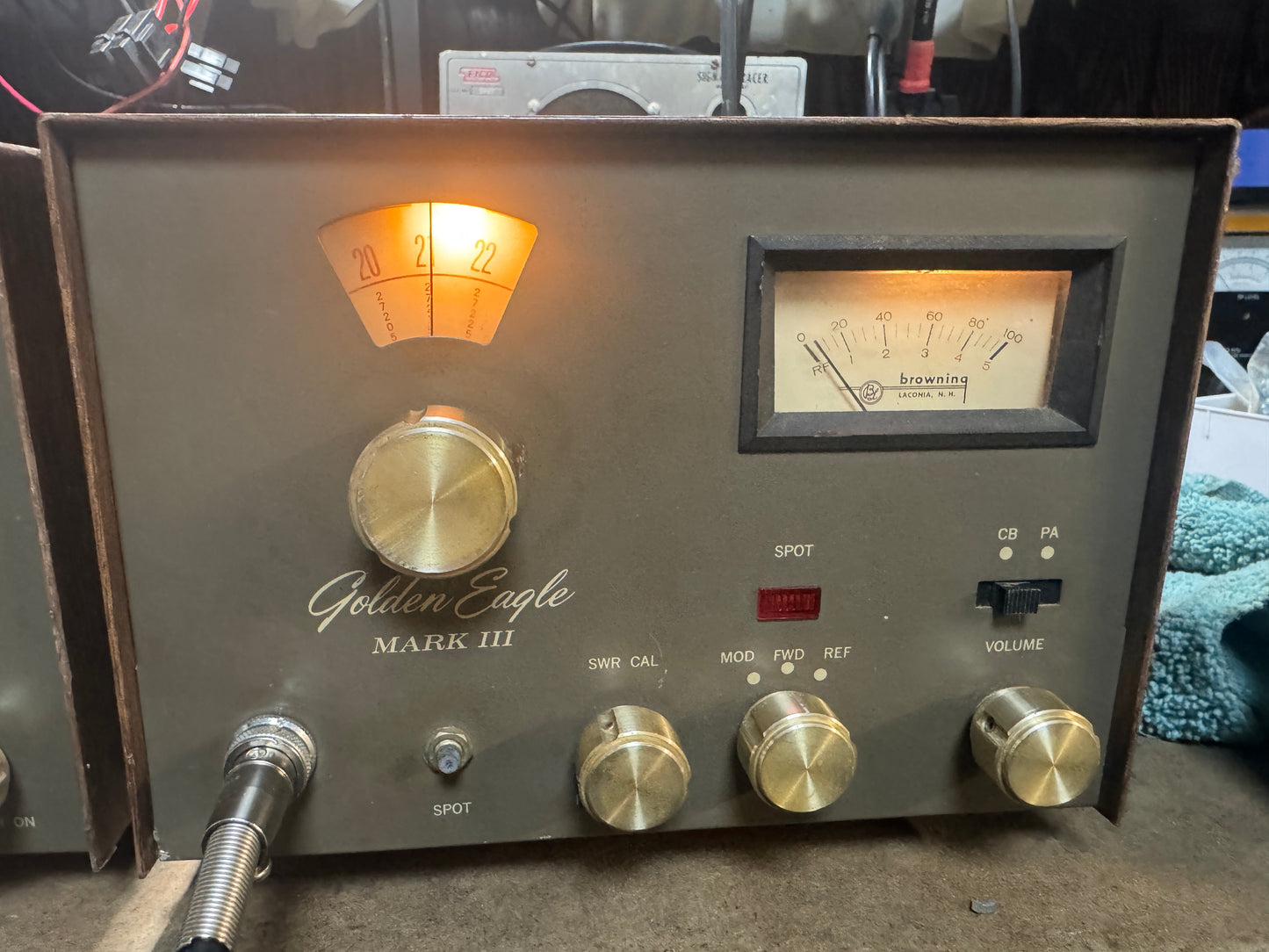 Browning Mark III AM Model and 776 Microphone