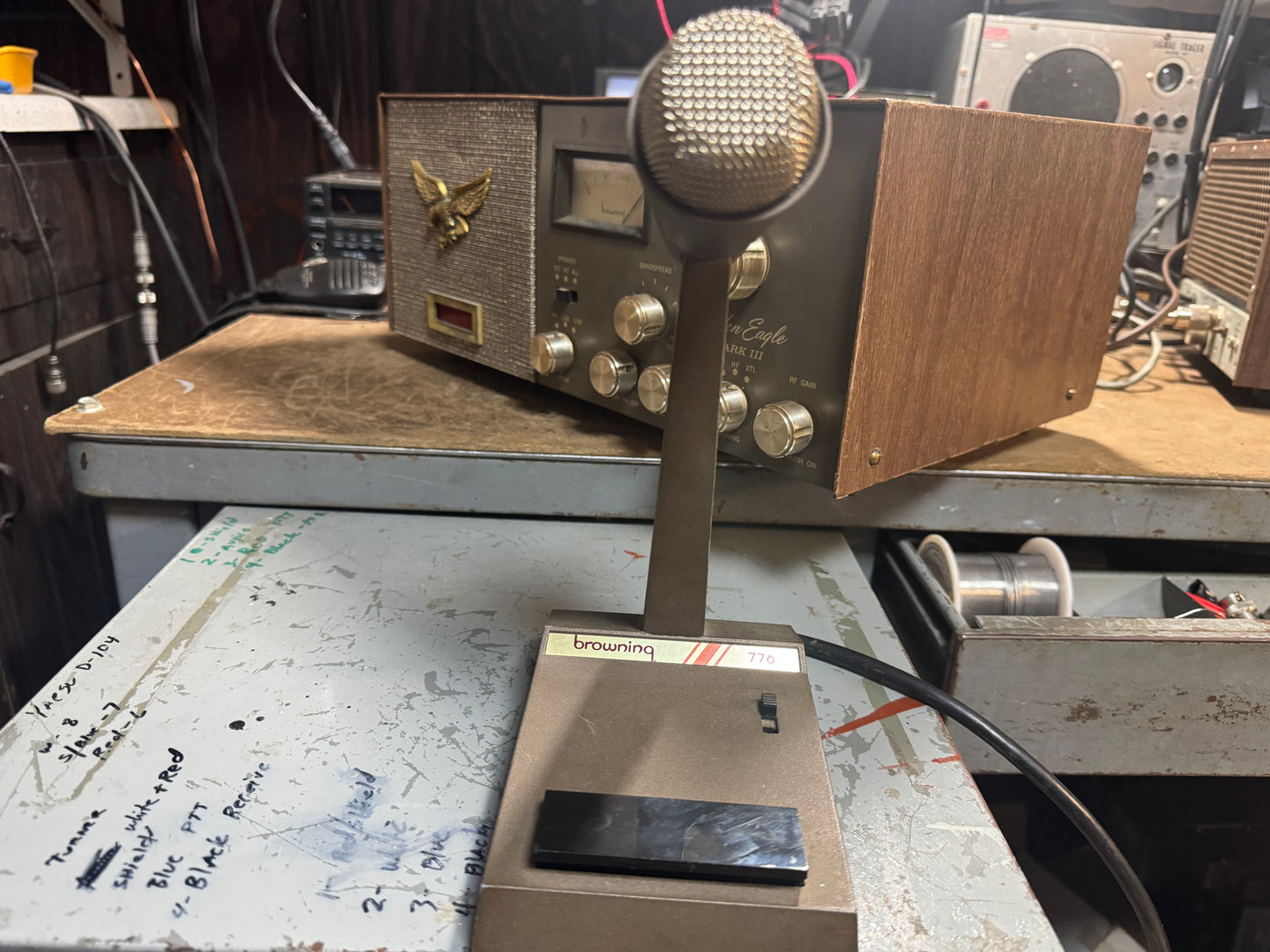 Browning Mark III AM Model and 776 Microphone