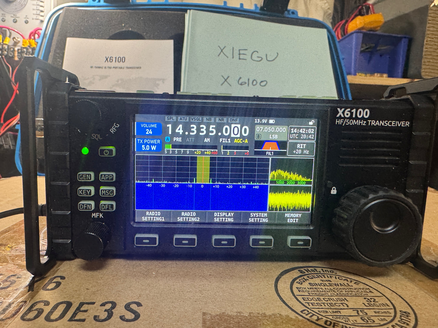 Xiegu x-6100 "Go Box"