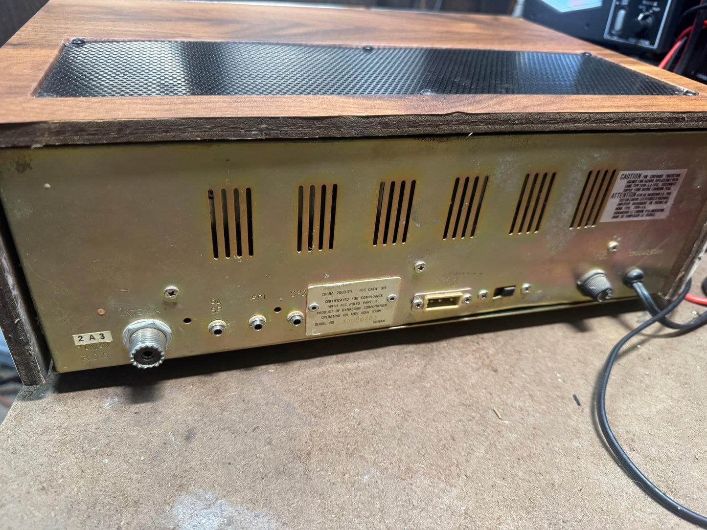 Cobra 2000GTL and Silver Eagle with 2 speakers