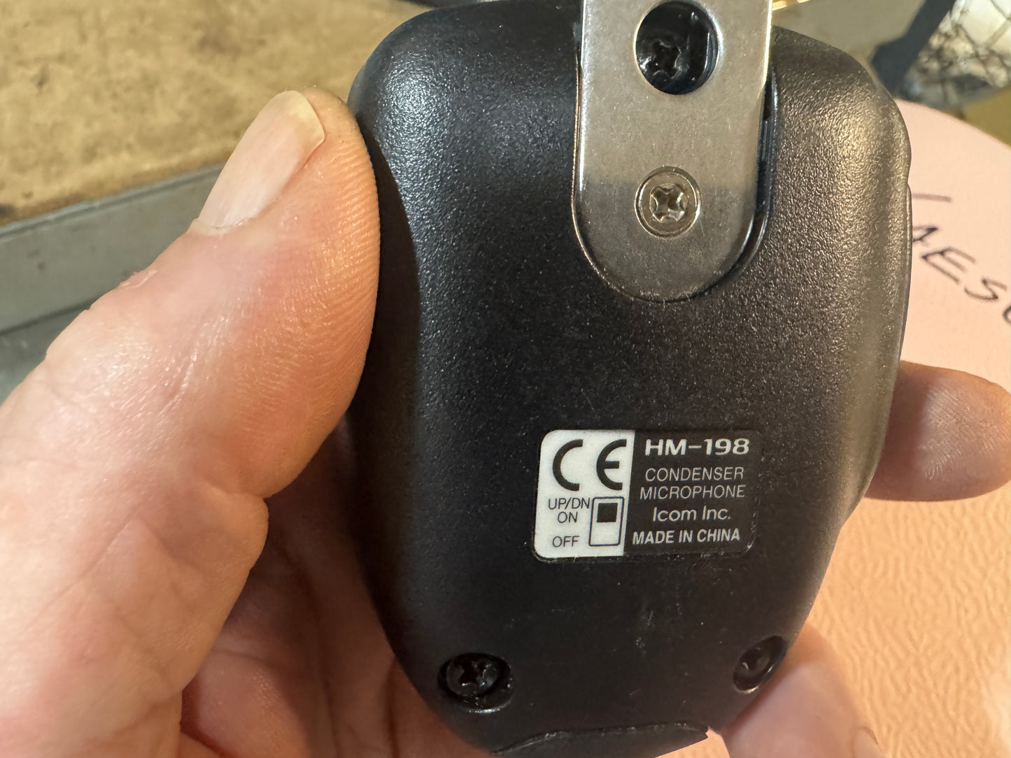 Icom HM-198 Microphone