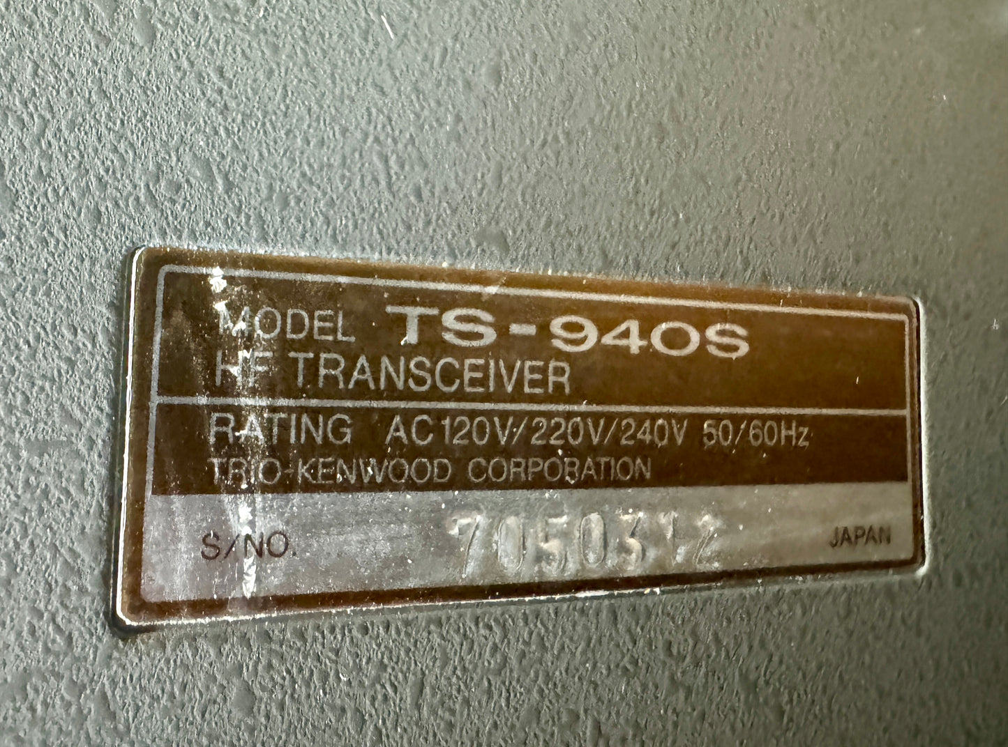 Kenwood TS940sat Transceiver