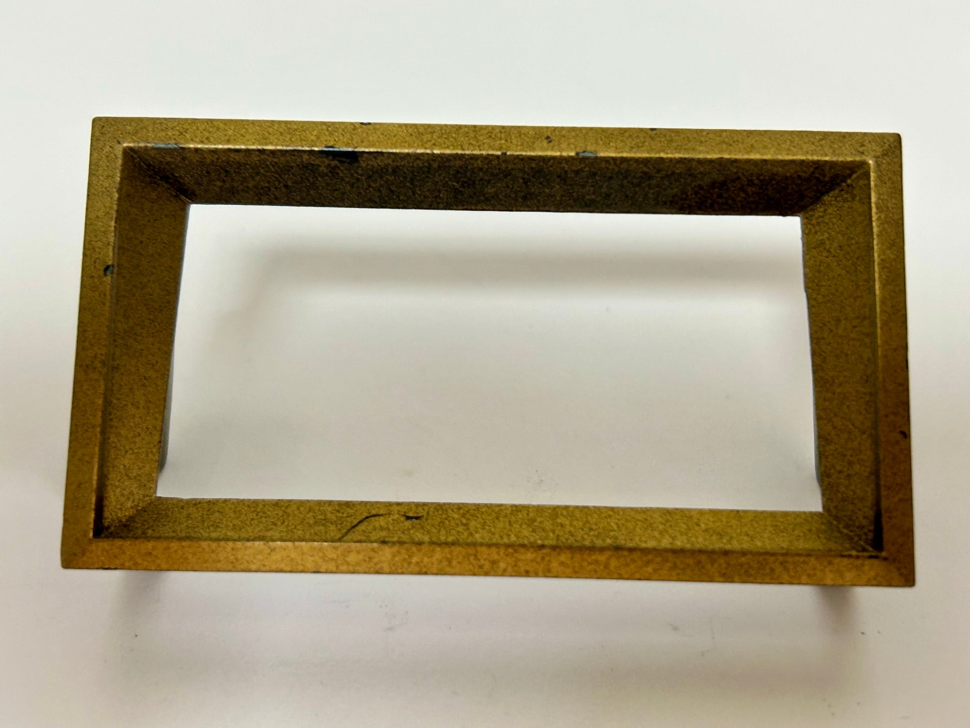 Rectangular brown cardboard box on a white background