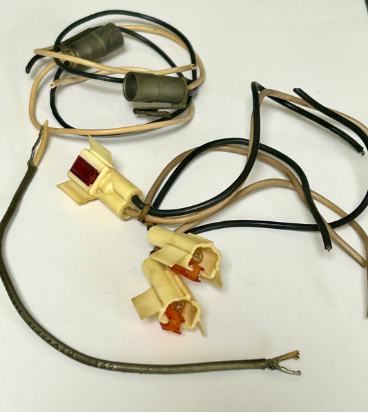 Electrical connectors with wires on a white background