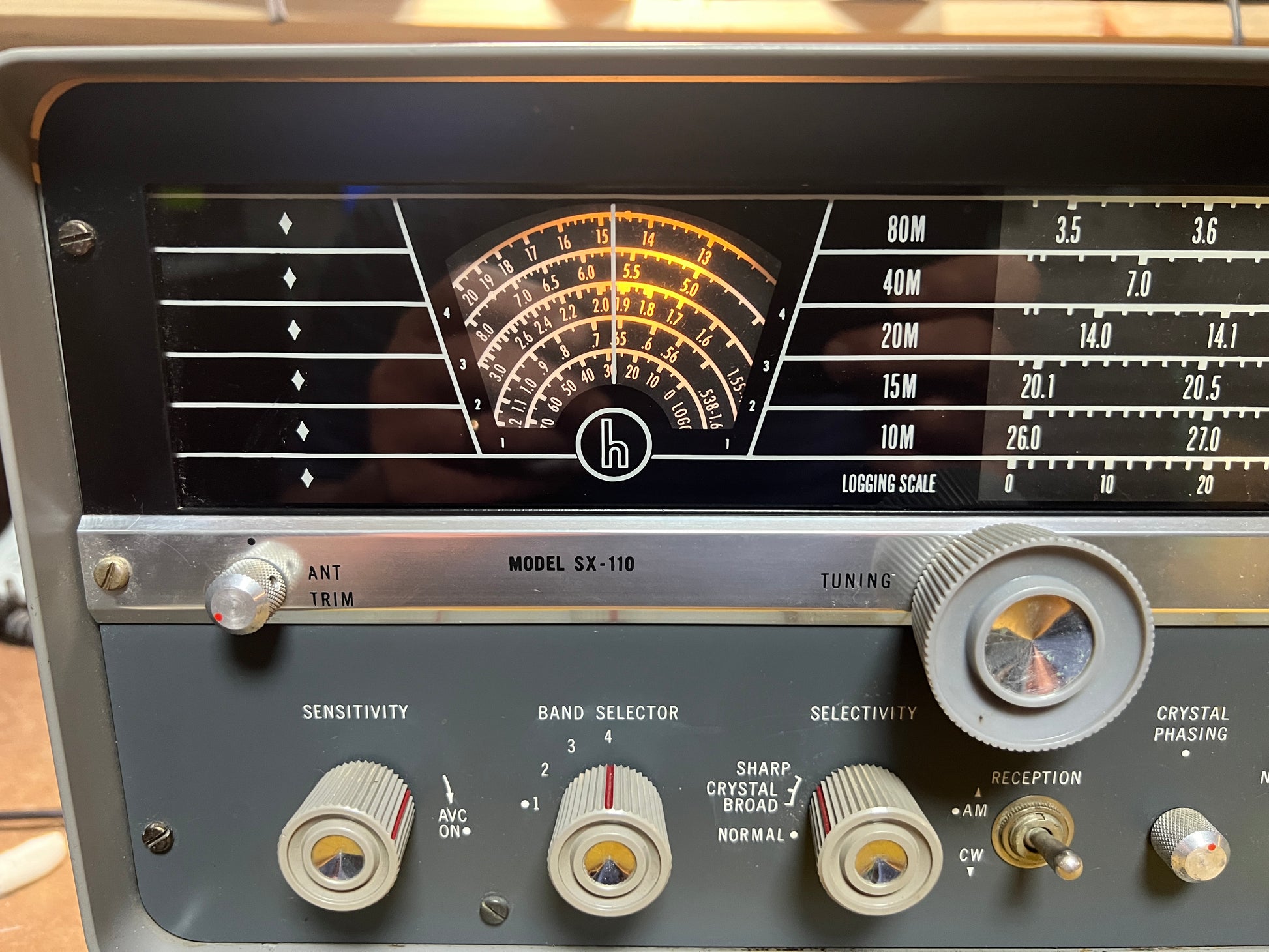 Hallicrafters SX-110 in used HAM Radio equipment