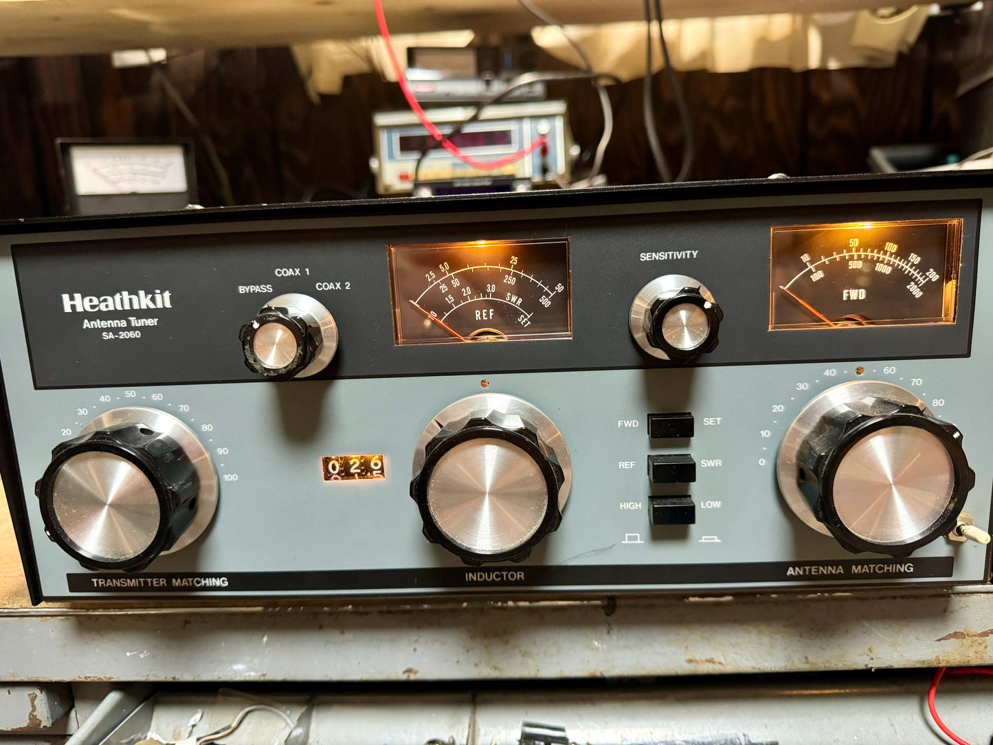 Heathkit SA 2060 Antenna Tuner in used HAM Radio Accessories 