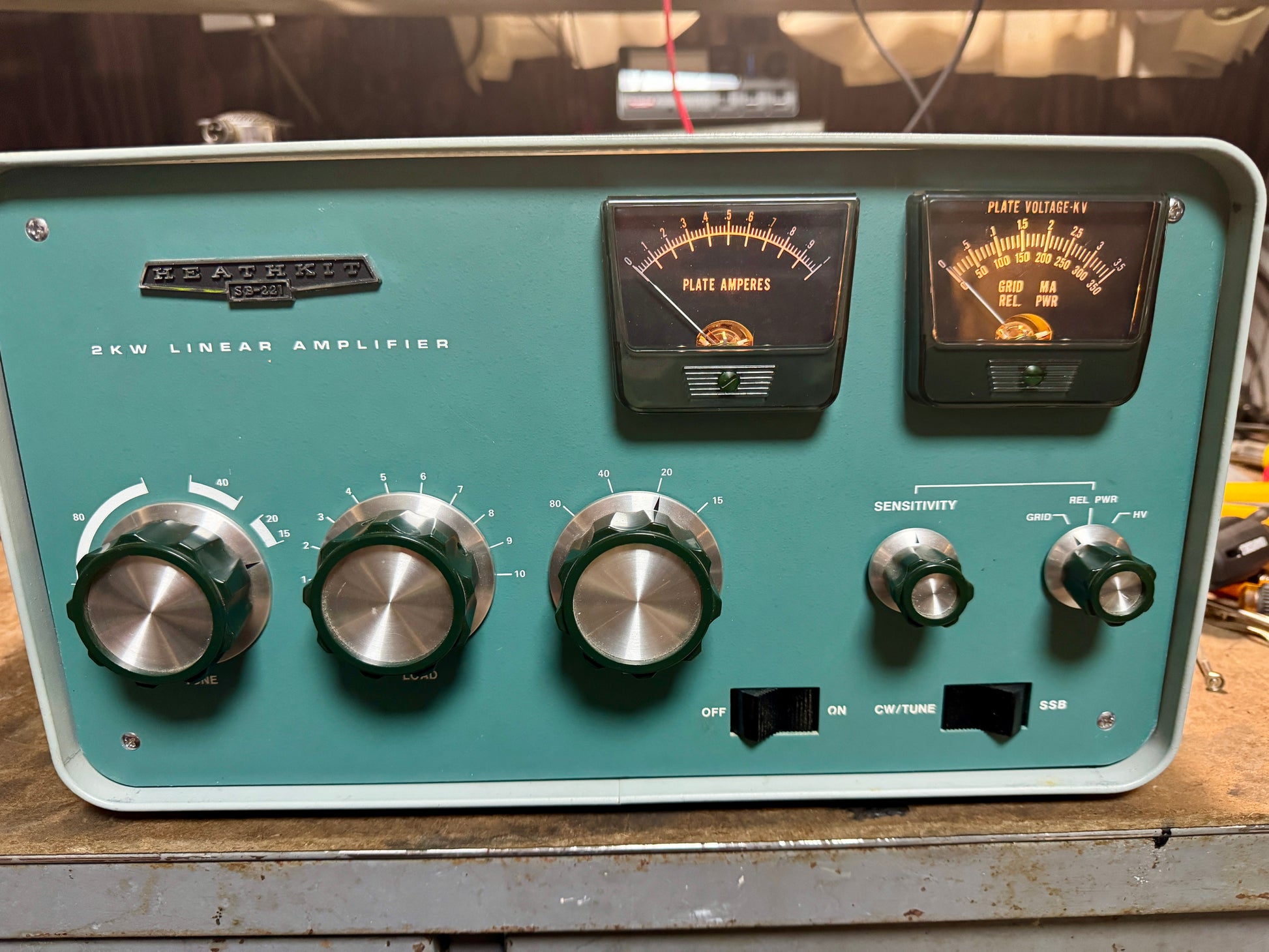 Heathkit SB-221 Amplifier in used HAM Radio Accessories