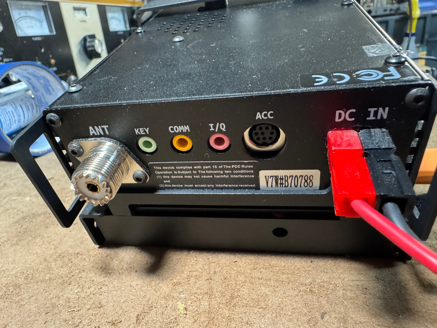 Xiegu G90 and Cooling Plate