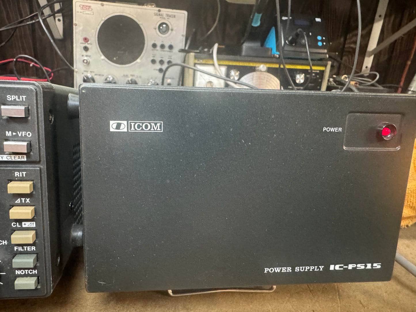 Icom IC-751A with SM6 and PS15