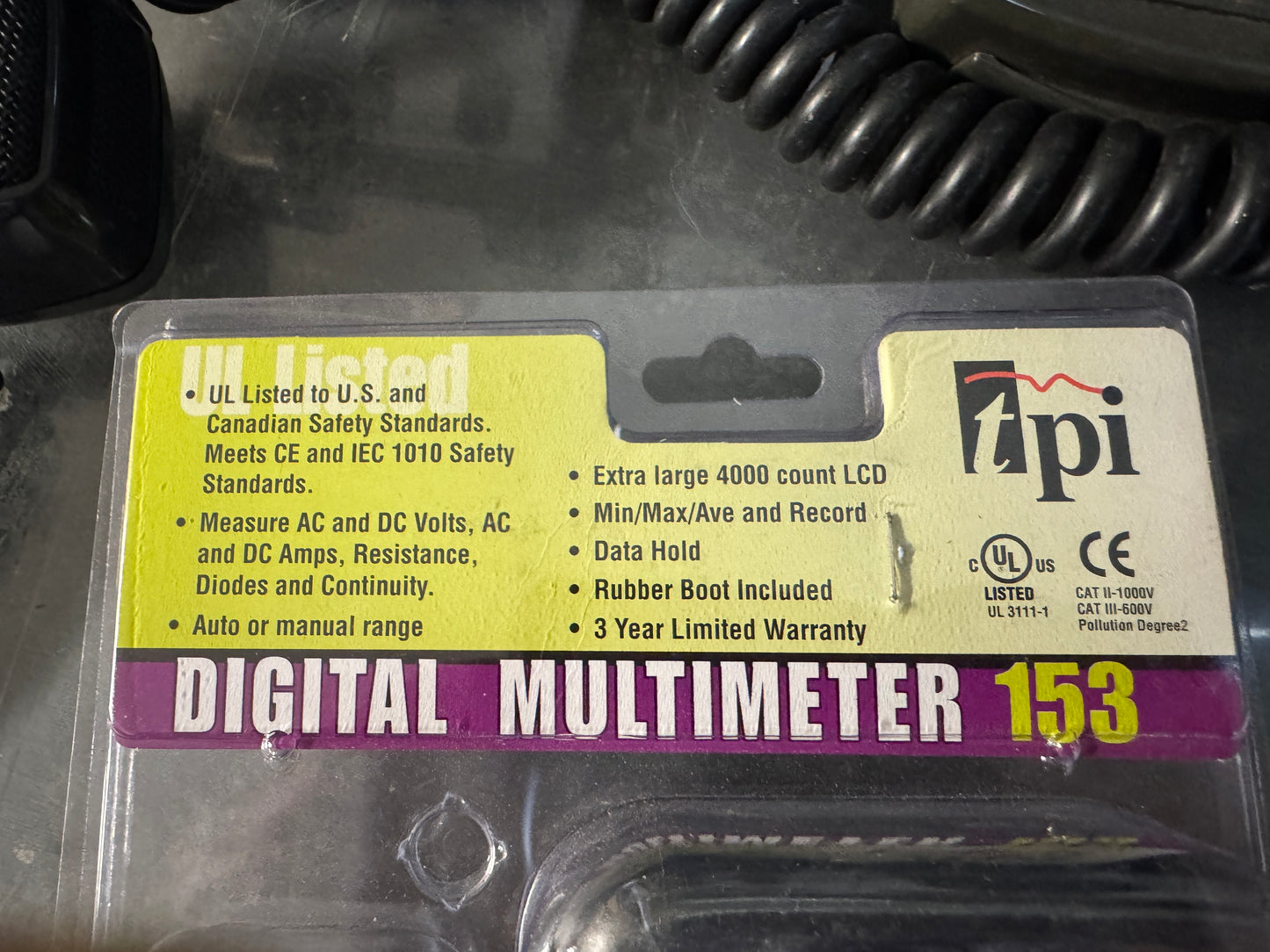 TPI Digital Multimeter 153 (new)