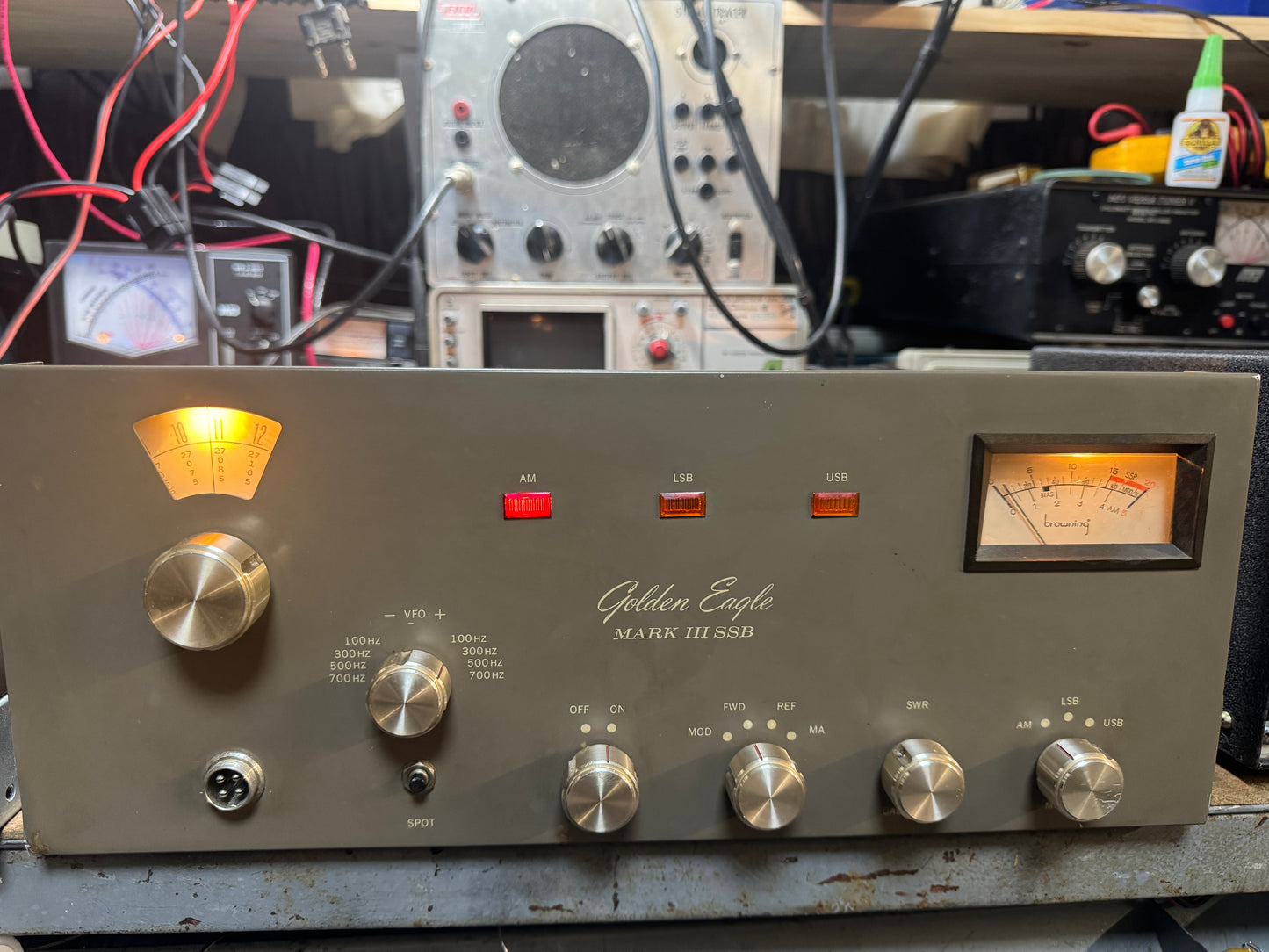 Browning Mark III and Siltronix 90 VFO and D-104