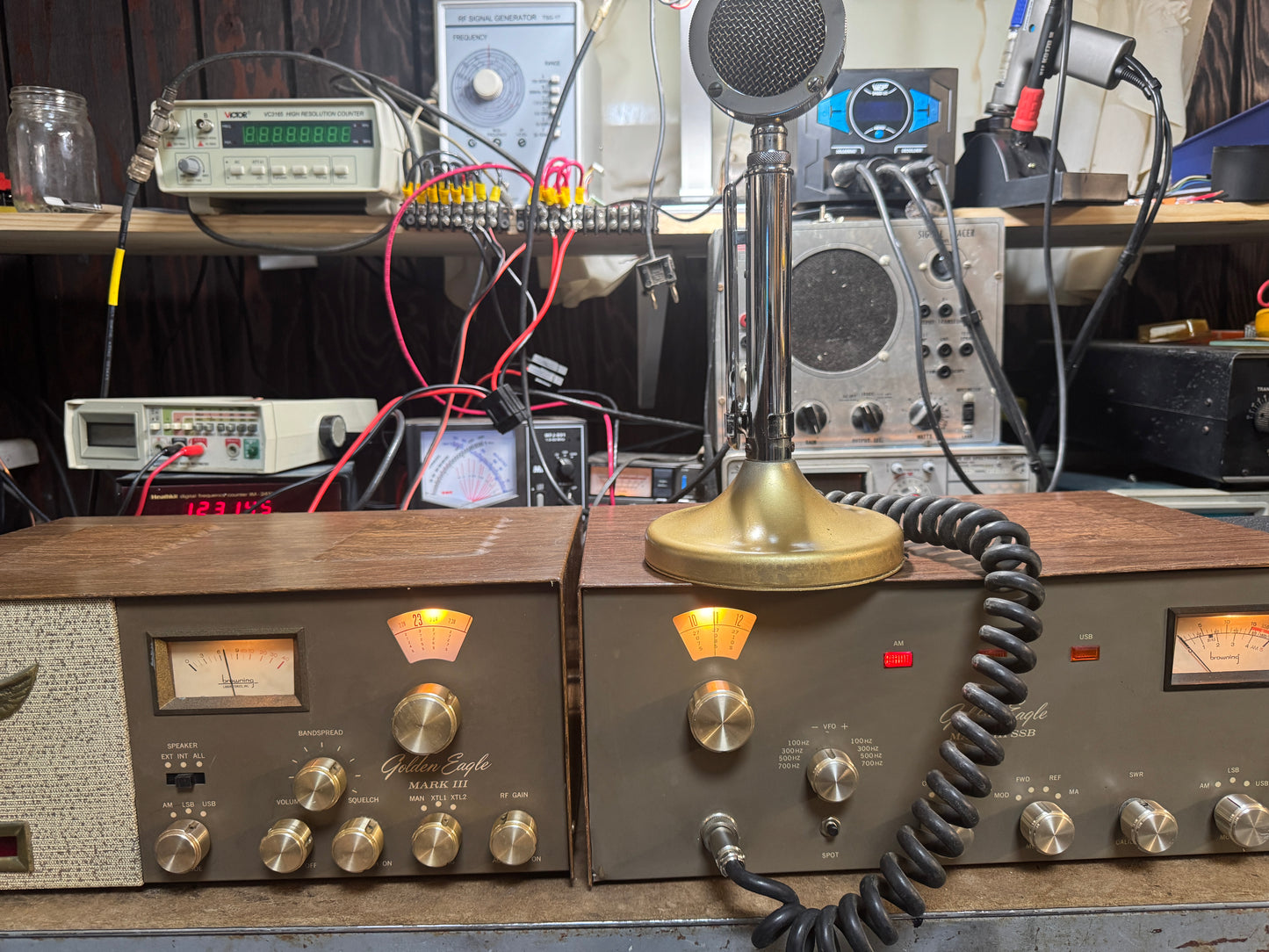 Browning Mark III and Siltronix 90 VFO and D-104