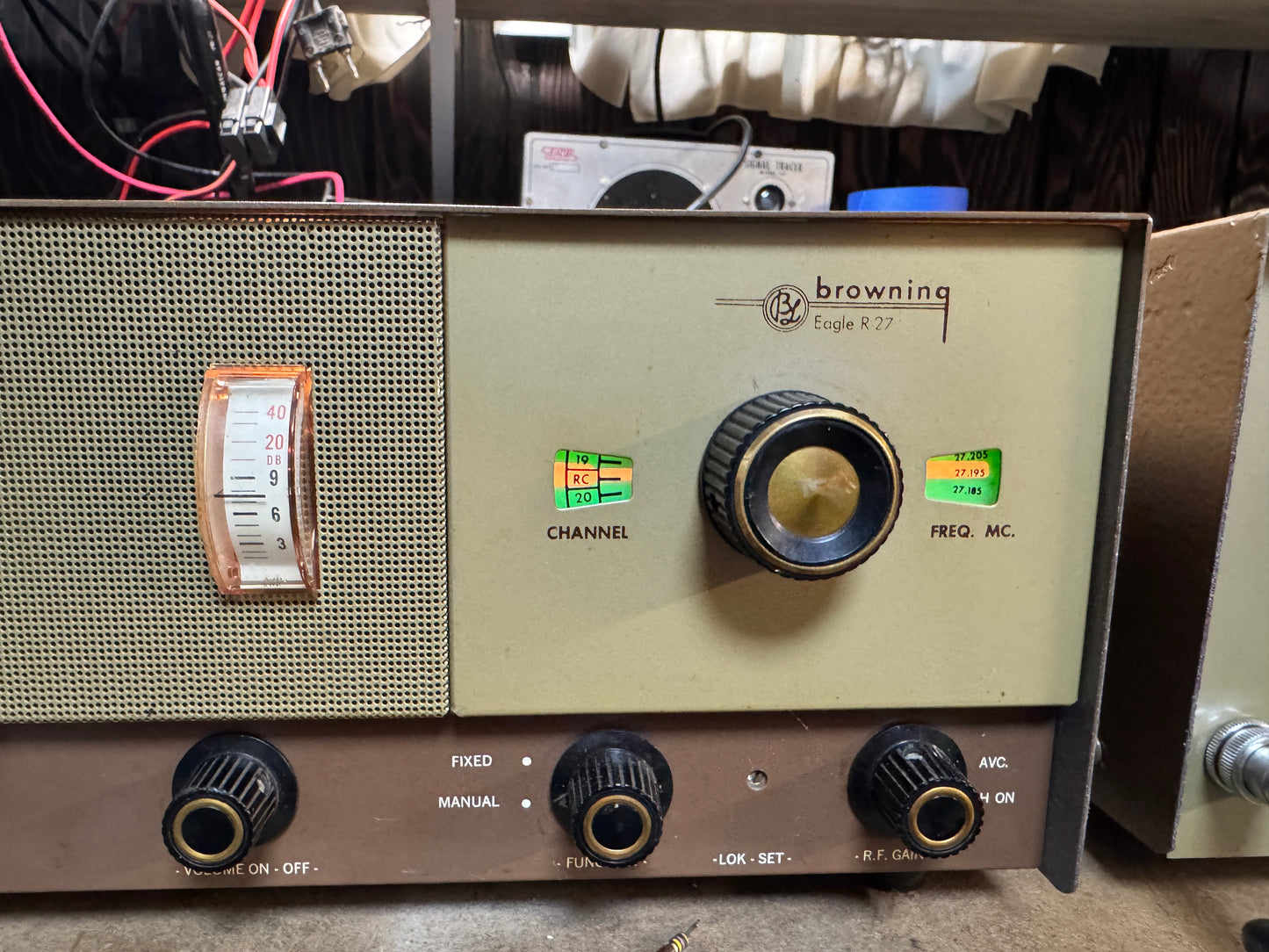 Browning R27 and Compact  AM Transmitter with Turner +3