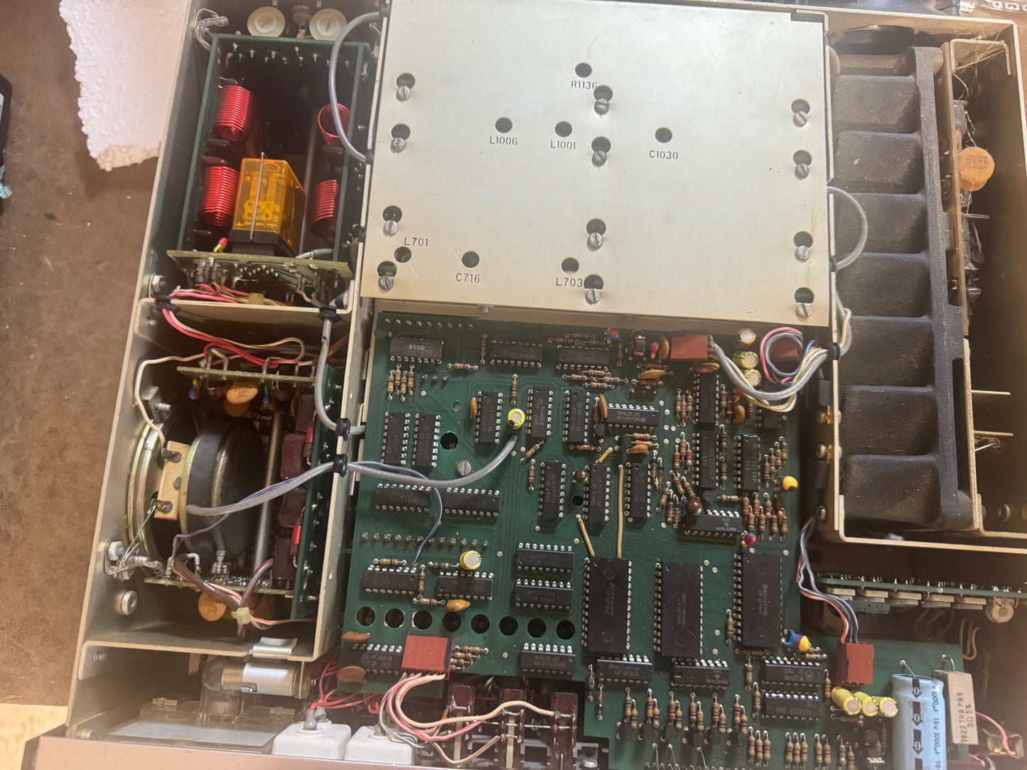 Drake TR7 and PS7 power supply with D-104 10DA