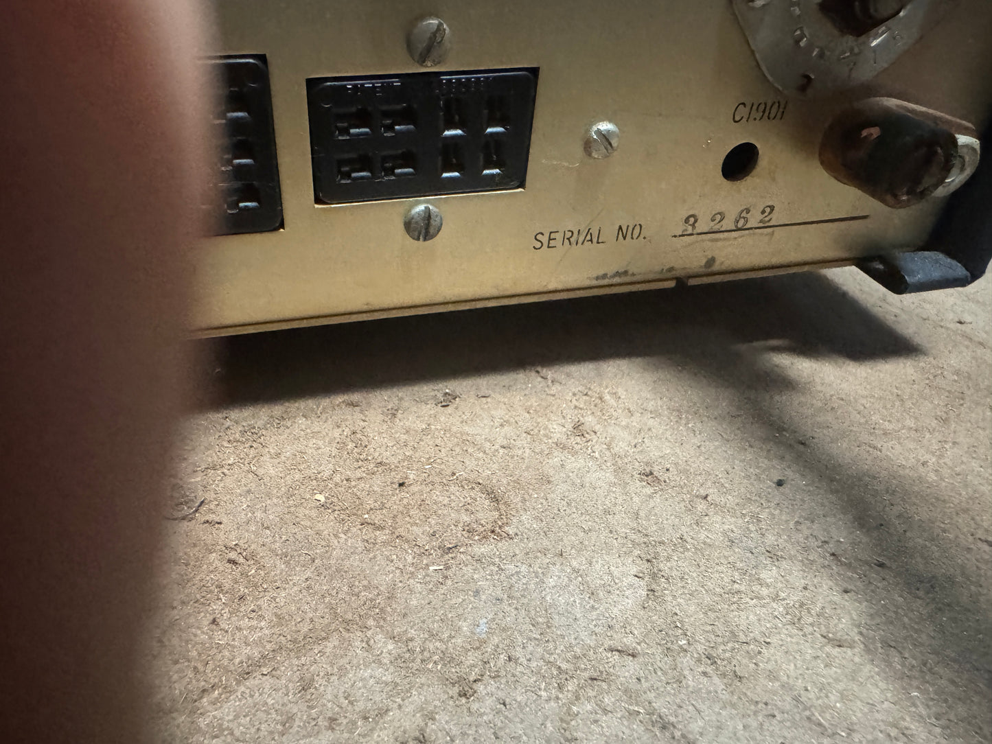 Drake TR7 and PS7 power supply with D-104 10DA