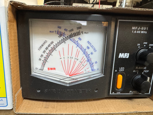 Mfj-891 Cross Needle SWR/Watt Meter (new)