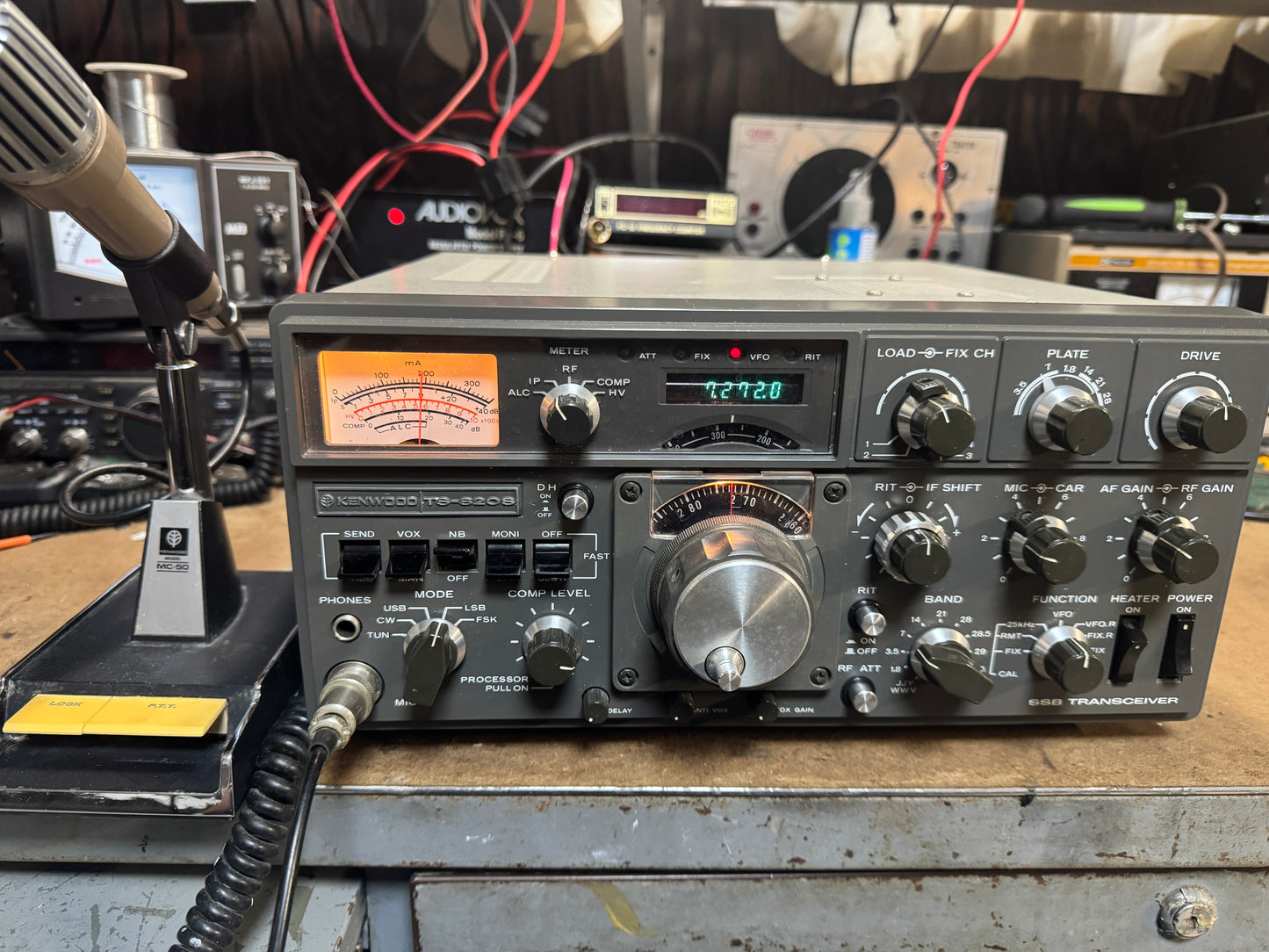 Kenwood TS-820S and MC50