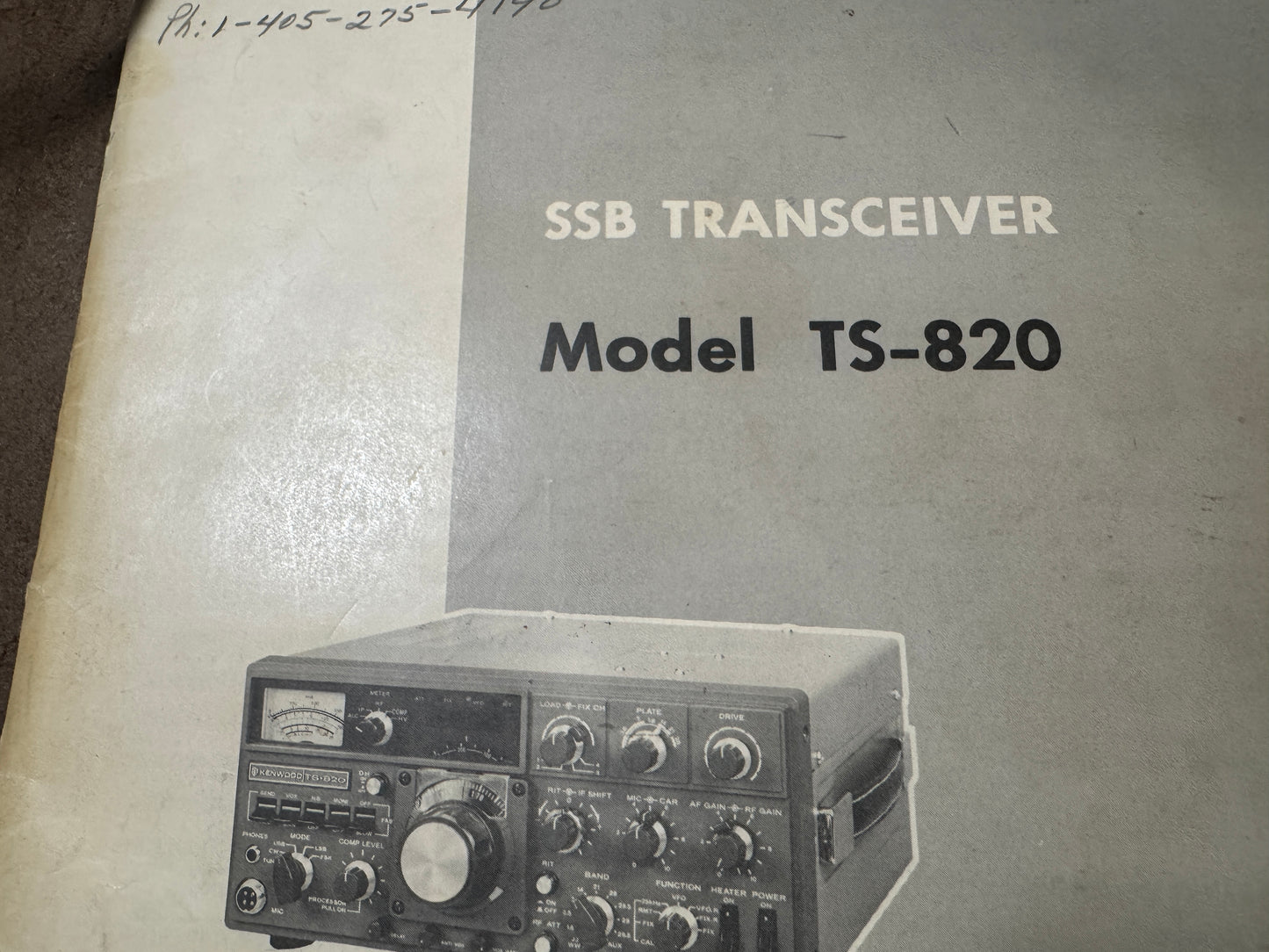 Kenwood TS-820S and MC50