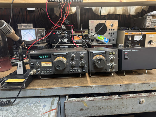 Kenwood TS-130S with VFO-120 and PS-60/MC-50