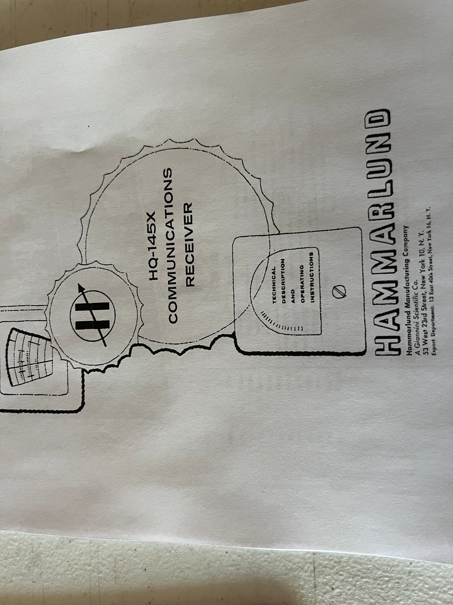 Hammarlund HQ 145X Receiver