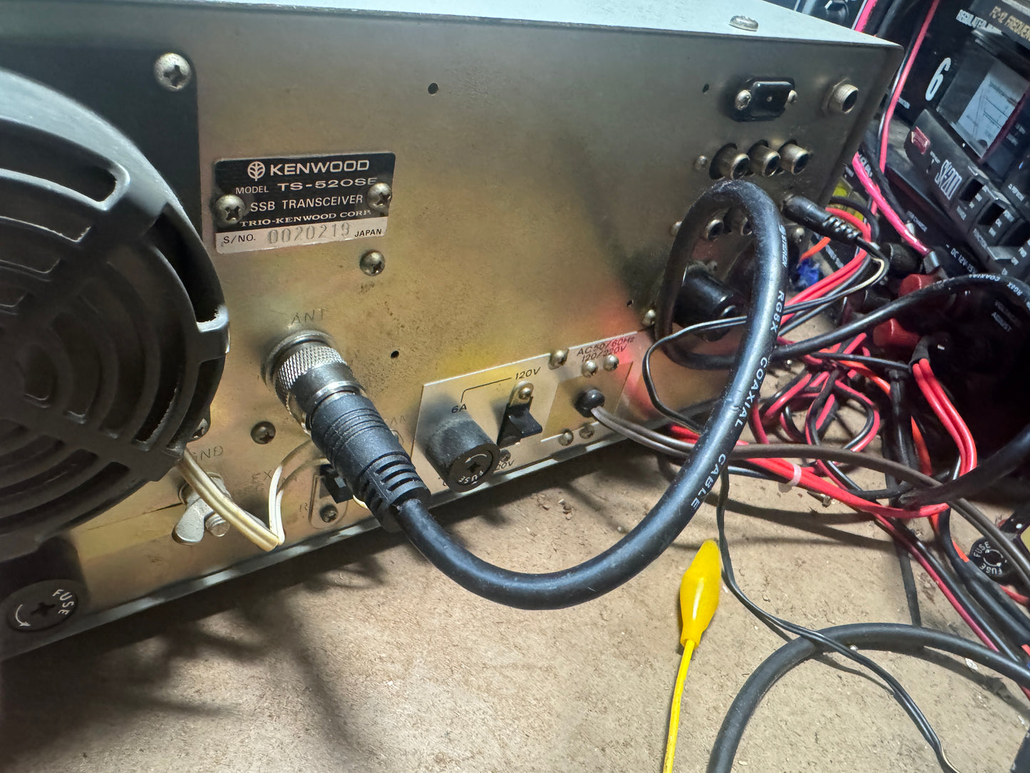 Kenwood TS-520SE Workman Microphone and Sp-520