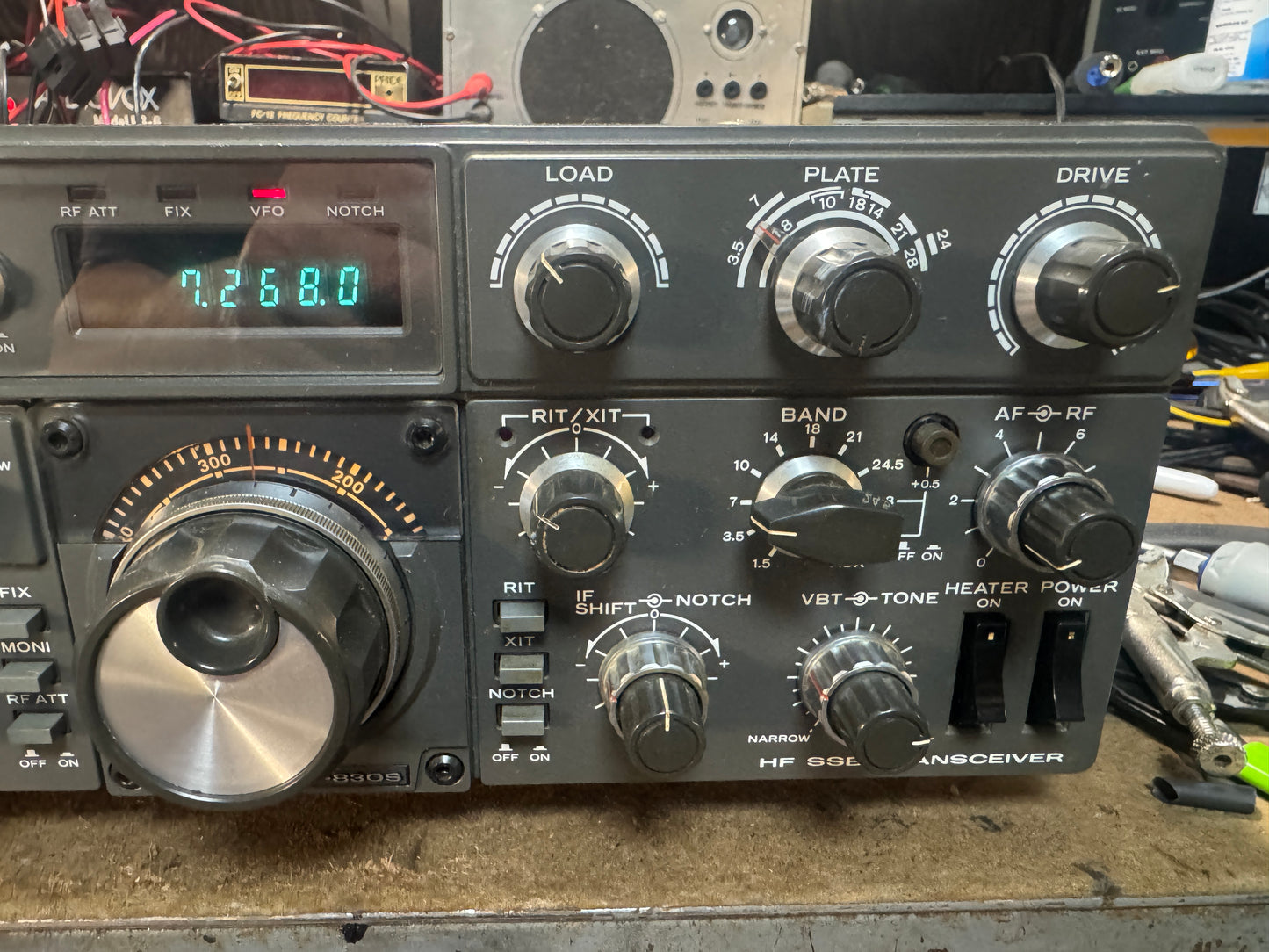 Kenwood TS-830S and D-104