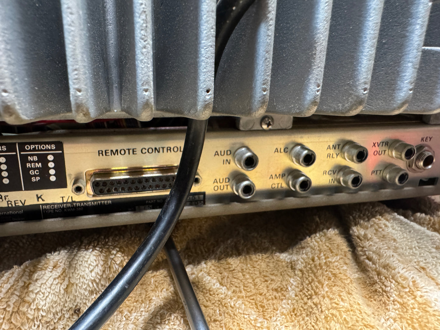 Collins KWM-380 and shure 450