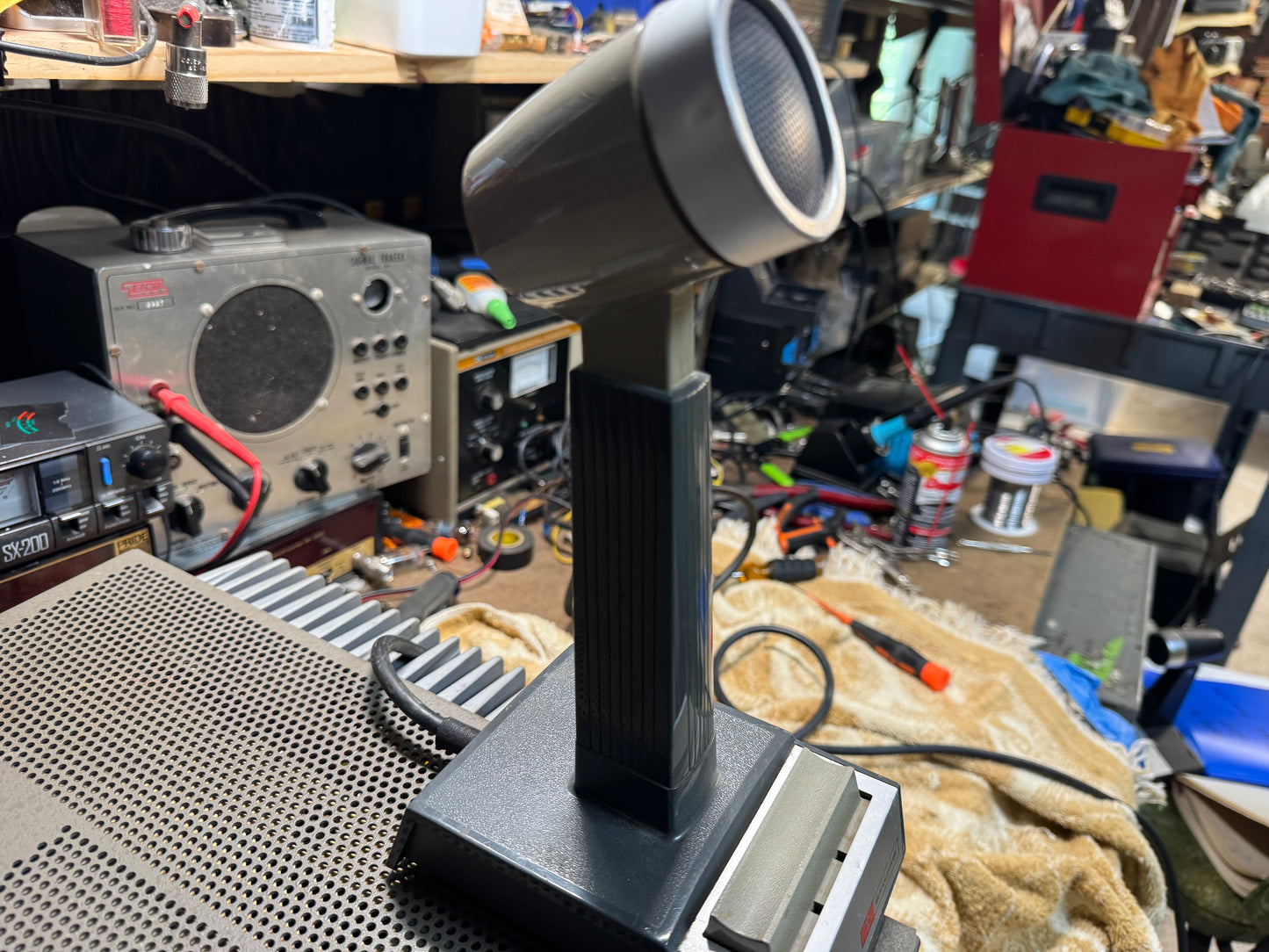 Collins KWM-380 and shure 450