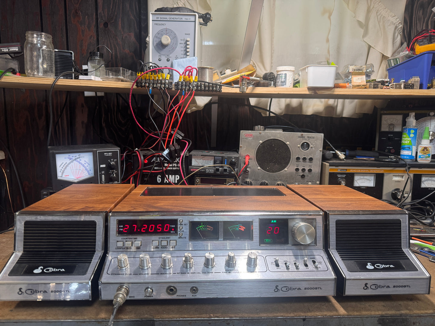 Cobra 2000GTL and Silver Eagle with 2 speakers