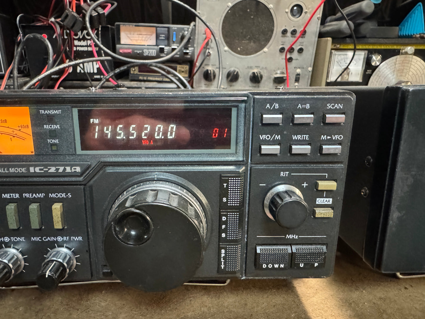 Icom IC-271A and IC PS-15 Power Supply