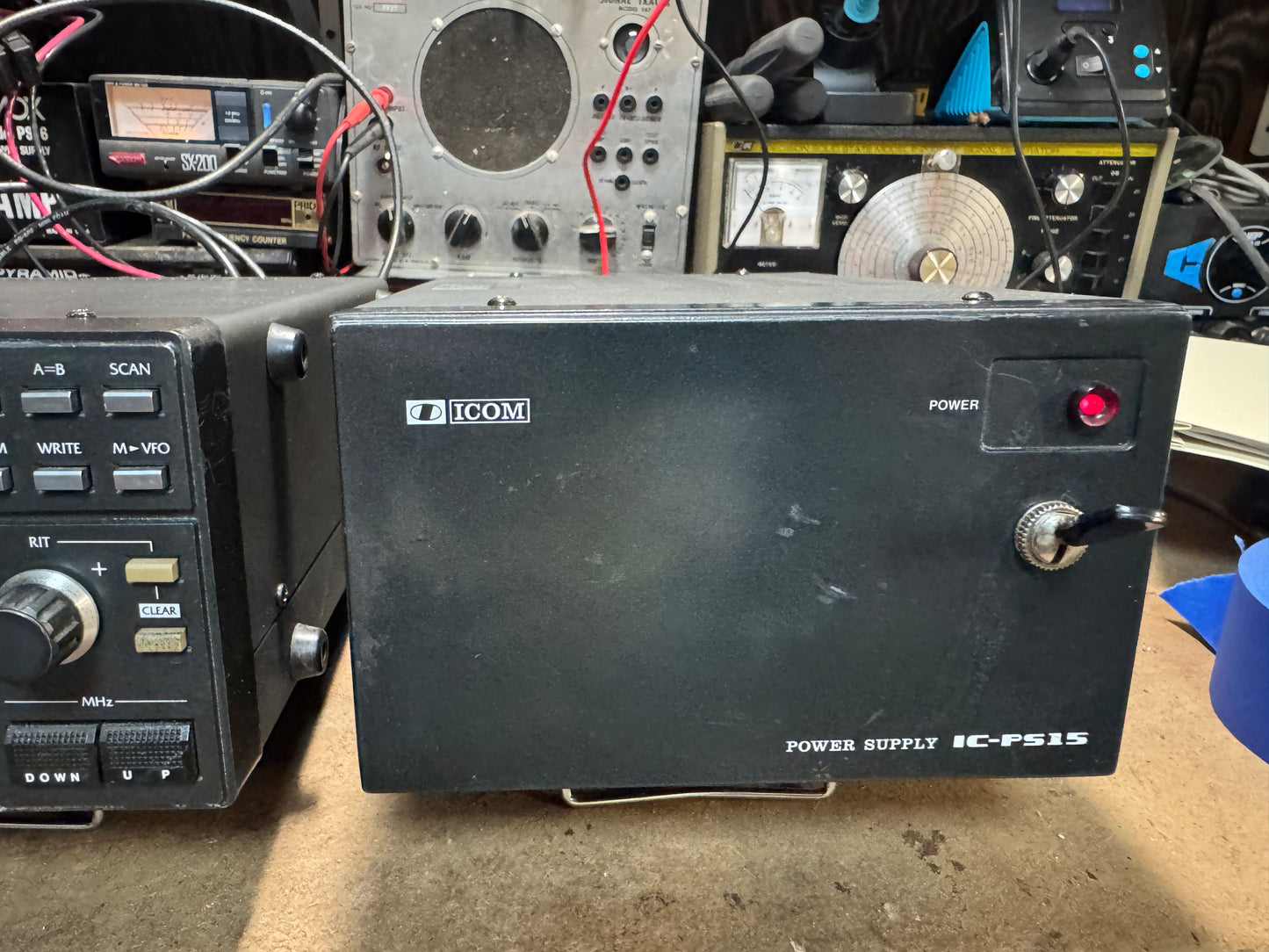 Icom IC-271A and IC PS-15 Power Supply