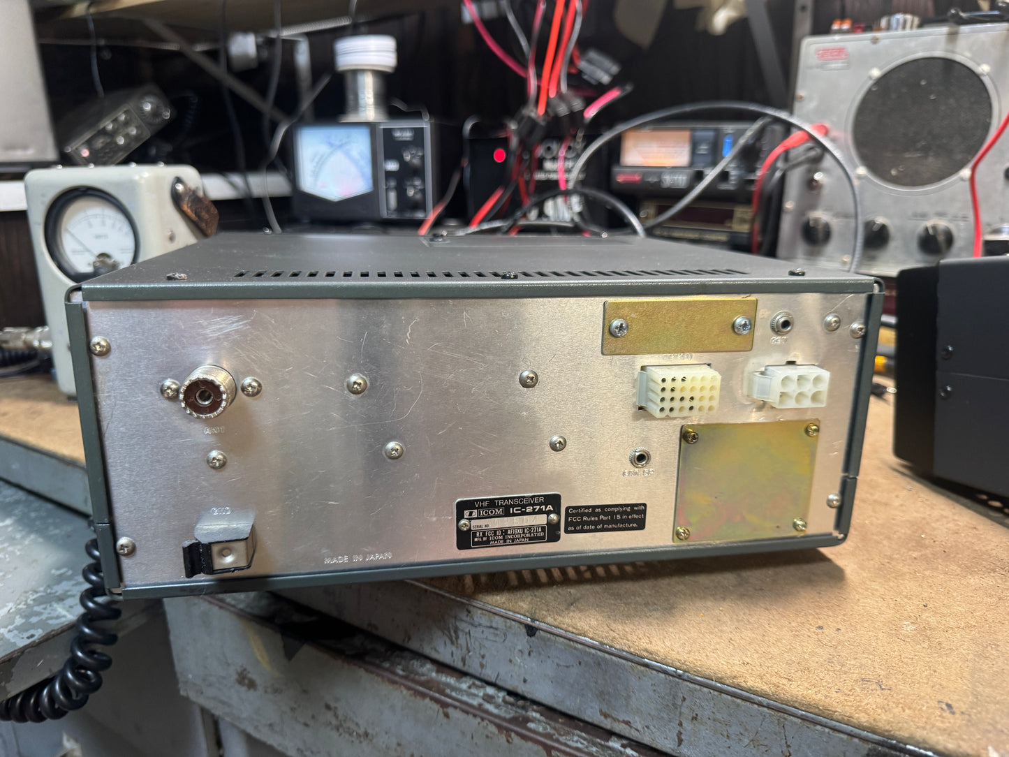 Icom IC-271A and IC PS-15 Power Supply