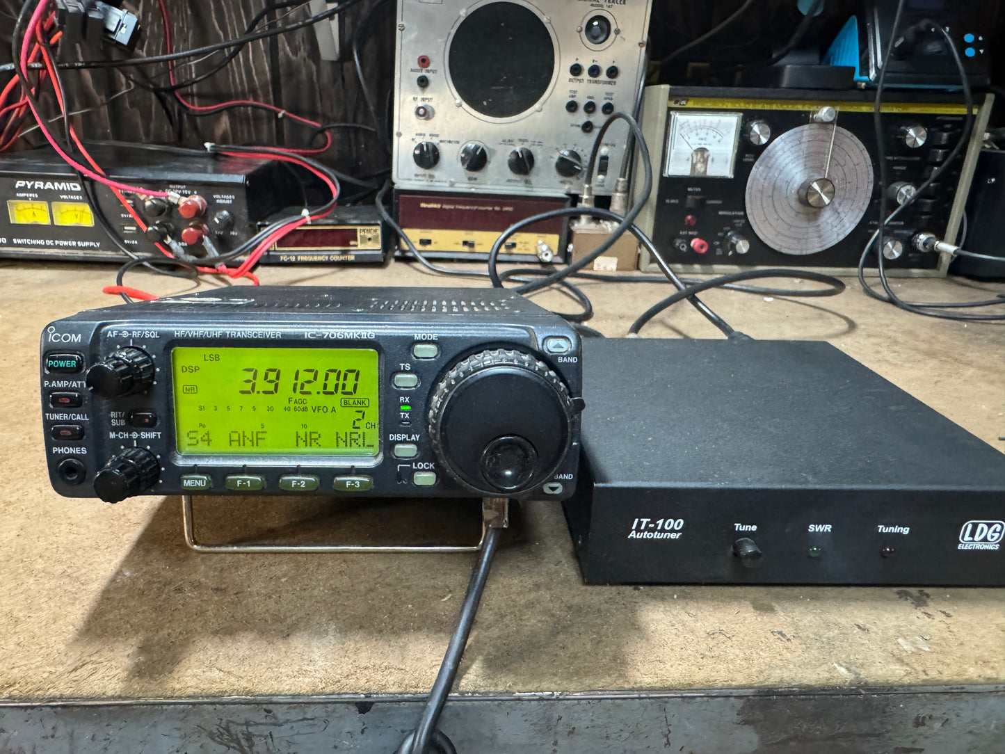 Icom 706MKIIG With LDG It100 Tuner