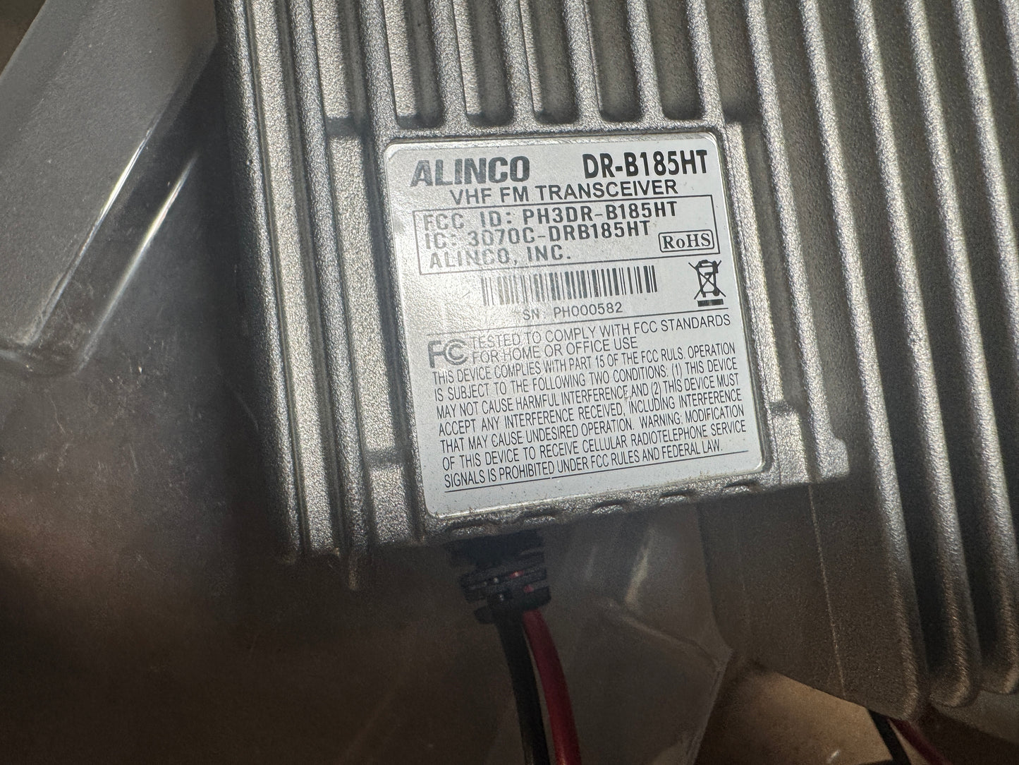 Alinco DR-B185HT 2 meter Mobile