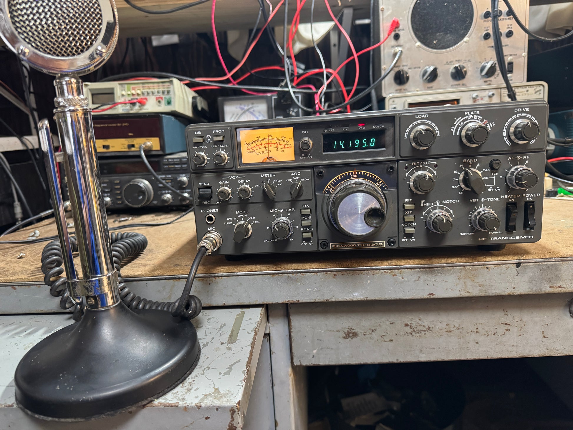 Kenwood TS-830S and D-104 in used HAM Radio equipment