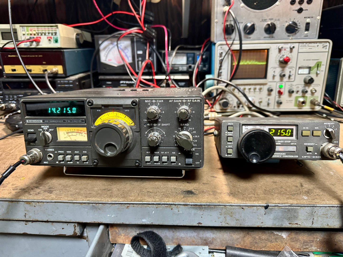 Kenwood TS130s and DFC230 VFO in used HAM Radio Equipmemt