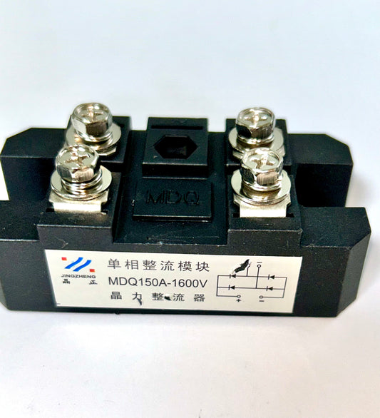 Electrical component with label on a white background