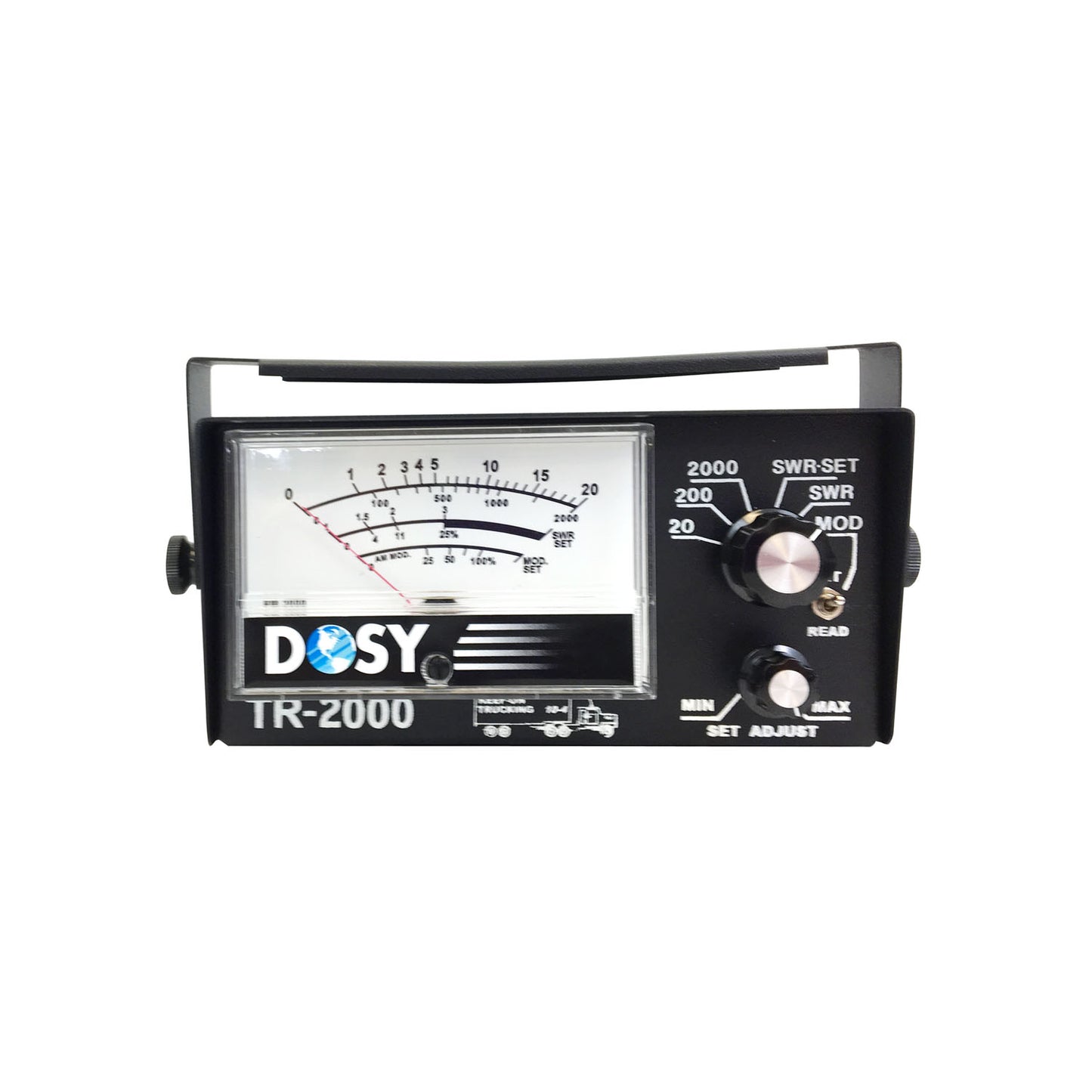 DOSY - TR-2000 INLINE 2,000 WATT SWR & MODULATION METER WITH MOUNTING BRACKET