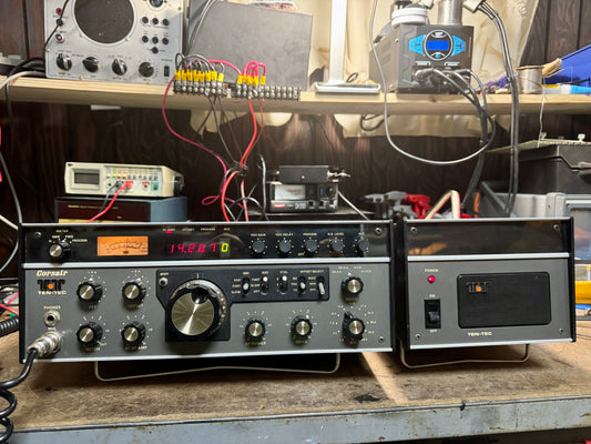 Ten-Tec Corsair Transceiver and 260 Power Supply in used used HAM Radio Equipment