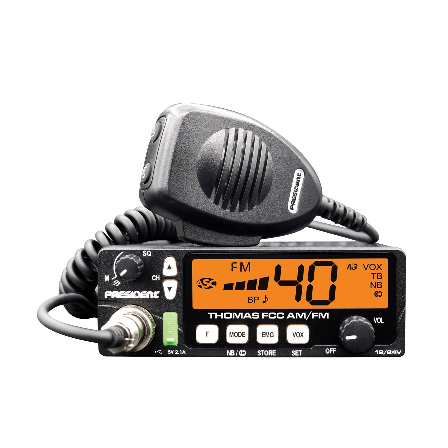 President Thomas FCC cb radio