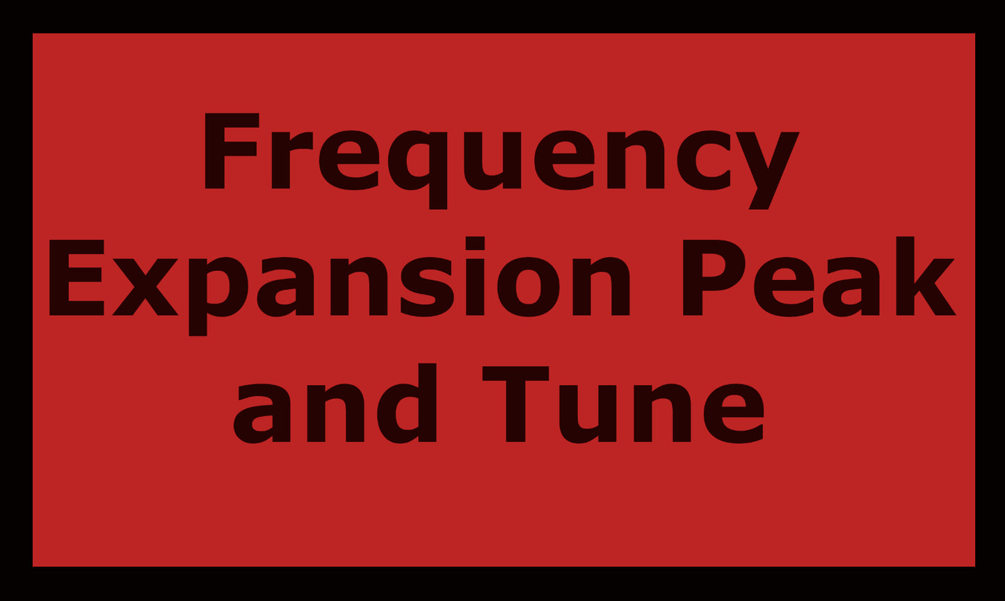 Frequency Expansion Peak and Tune