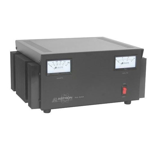 Astron - RS50M 50 amp Linear Desktop Power Supply with Meters