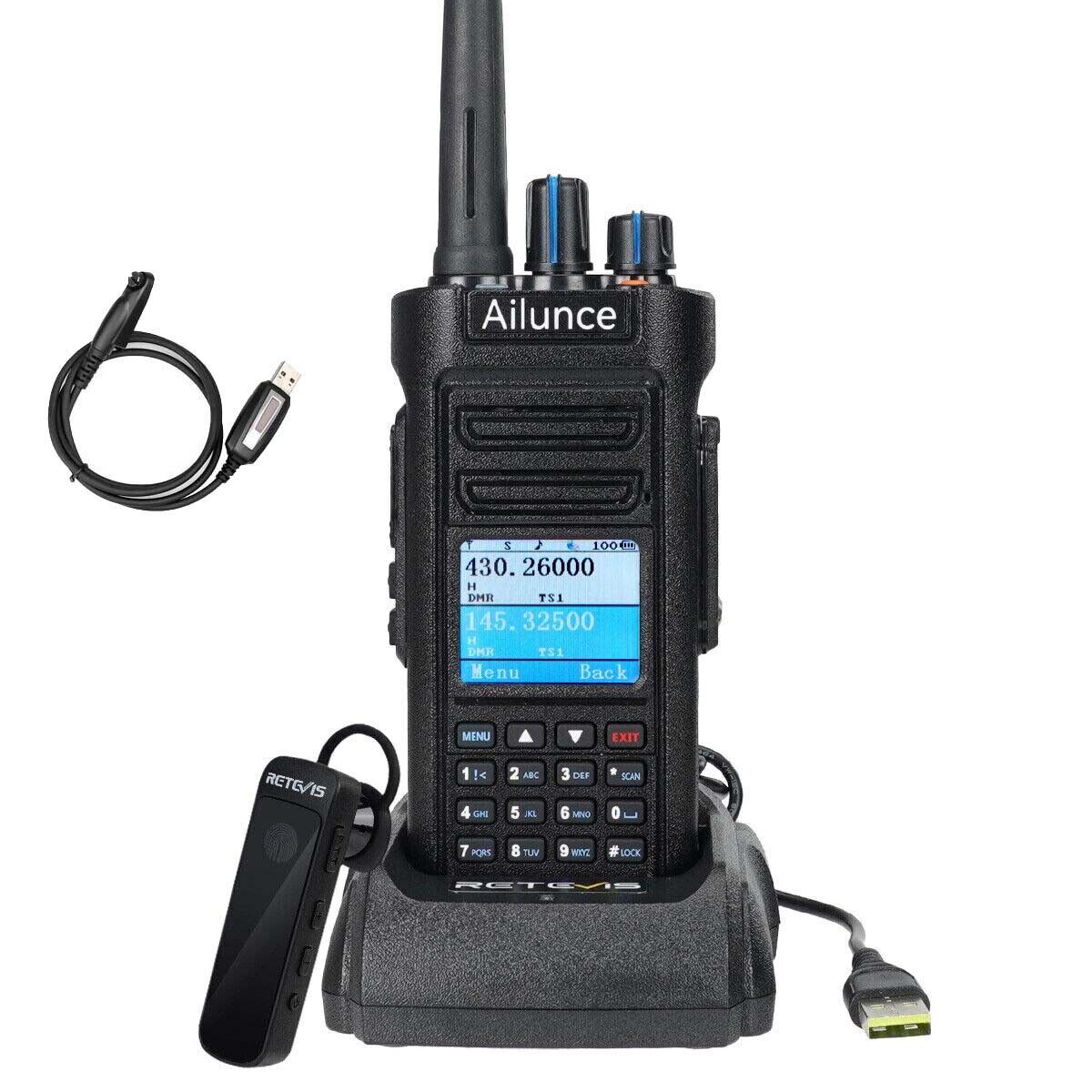 Retells Ailunce HD2 DMR Handheld Duel band radio